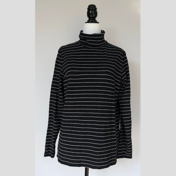😎3 for $10😎 Casual Striped Turtleneck - Picture 1 of 3